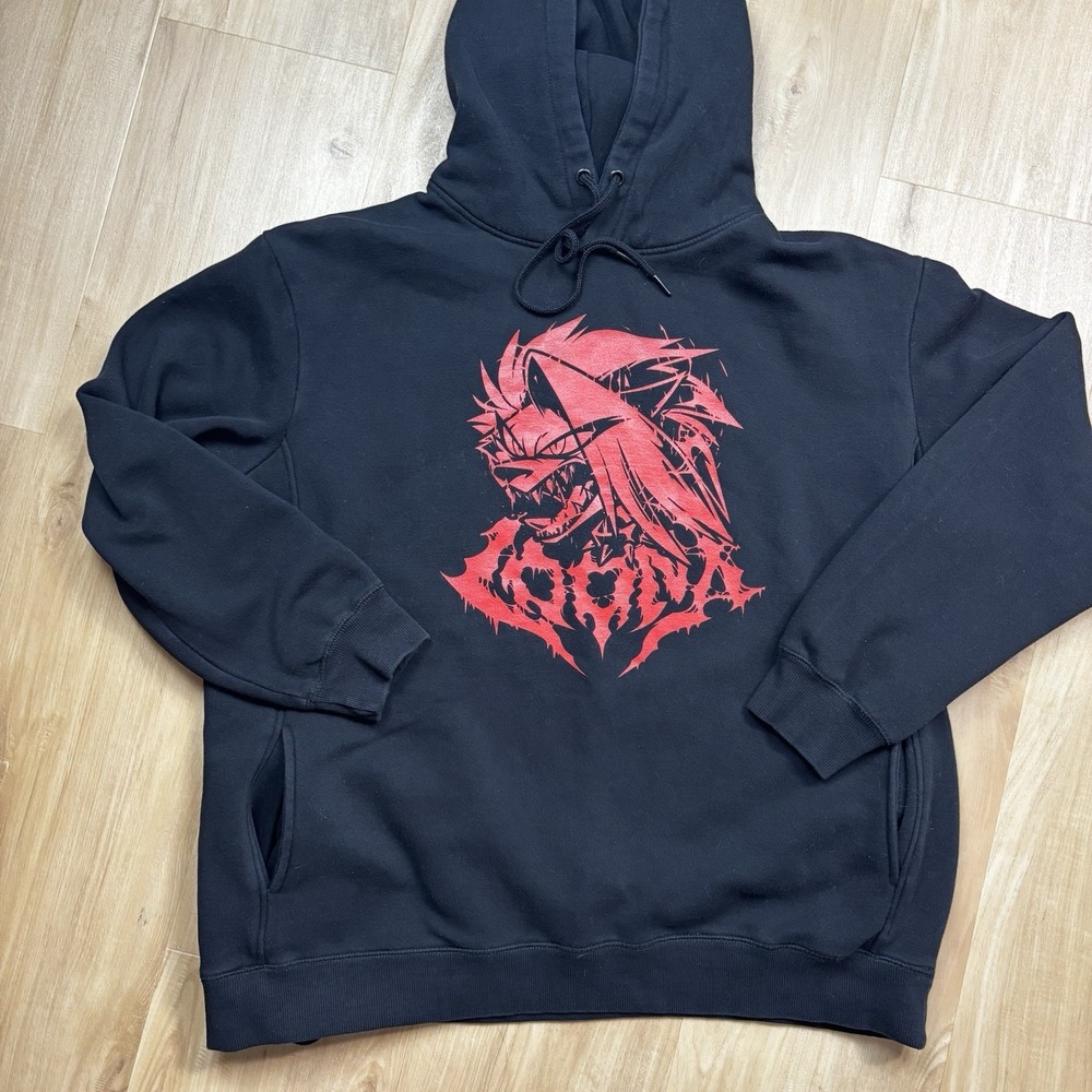 Vivziepop Merch Heavy Metal Loona Variant Shirt Shark Robot Sweatshirt 2XL